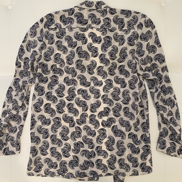 STELLA MCCARTNEY Black&White Blouse Sz 40 - Picture 6 of 6